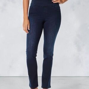 NWT Gloria Vanderbilt Amanda Pull On Jeans 6 Short